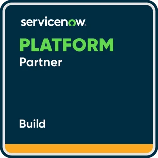 ServiceNow Build Partner badge